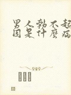 男人勃不起的原因是什么病