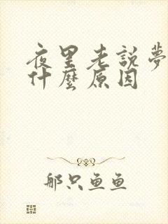 夜里老说梦话是什么原因