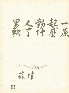 男人勃起一会就软了什么原因