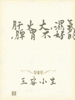 肝火大,湿气重,脾胃不好的表现