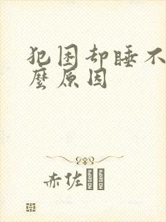 犯困却睡不着什么原因