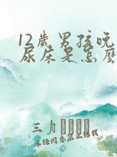 12岁男孩晚上尿床是怎么回事