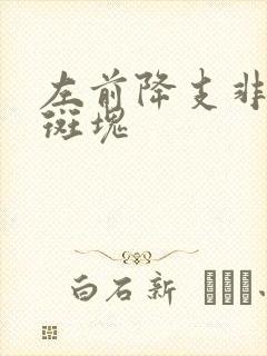 左前降支非钙化斑块