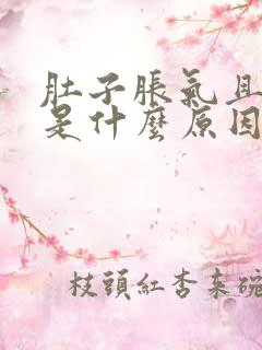 肚子胀气且便秘是什么原因