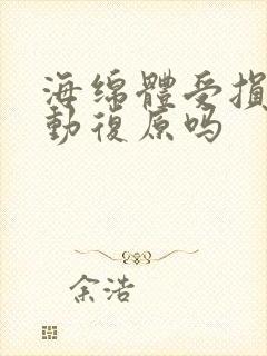 海绵体受损能自动复原吗