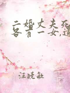 二婚丈夫死亡,各有一女,遗产继承