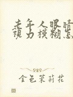 老年人眼睛干涩视力模糊怎么办