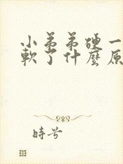 小弟弟硬一会就软了什么原因