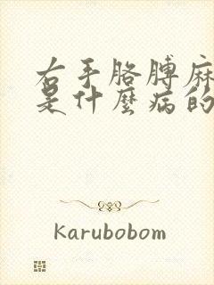 右手胳膊麻手麻是什么病的前兆