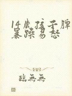 14岁孩子脾气暴躁易怒