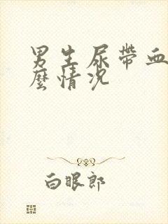 男生尿带血是什么情况