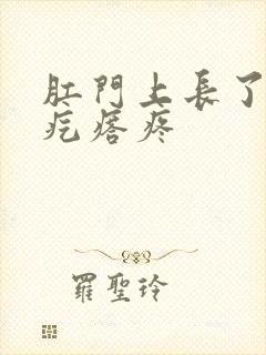 肛门上长了个硬疙瘩疼