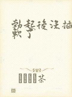 勃起后没插入就软了