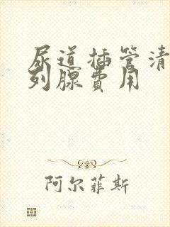 尿道插管清洗前列腺费用