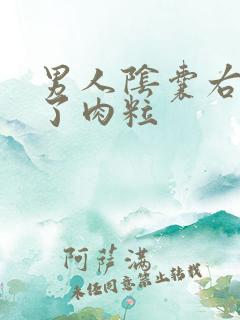 男人阴囊右侧张了肉粒