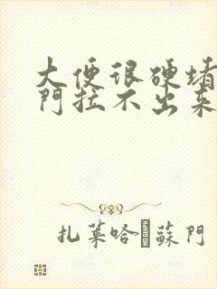 大便很硬堵在肛门拉不出来怎么办