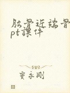 肱骨近端骨折ppt课件