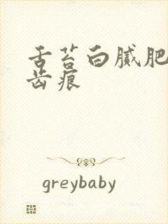 舌苔白腻肥大有齿痕