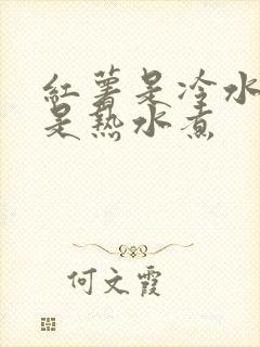 红薯是冷水煮还是热水煮