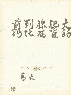 前列腺肥大并有钙化病灶的症状