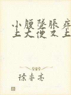 小腹坠胀疼痛想上大便又上不出