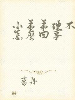 小弟弟硬不起来怎么回事