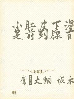 小肚皮下漫漫疼是前列腺有炎吗