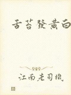 舌苔发黄白厚腻