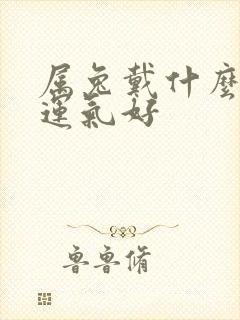 属兔戴什么首饰运气好