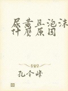 尿黄且泡沫多是什么原因