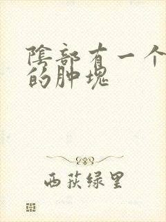 阴部有一个硬硬的肿块