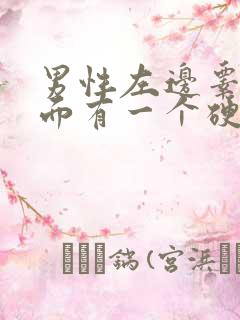 男性左边睾丸里面有一个硬疙瘩