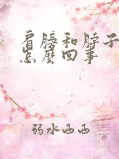 肩膀和脖子都疼怎么回事