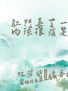 肛门长了一个小肉球很痛是怎么回事