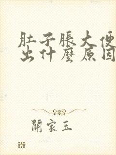 肚子胀大便拉不出什么原因