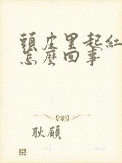 头皮里起红疙瘩怎么回事