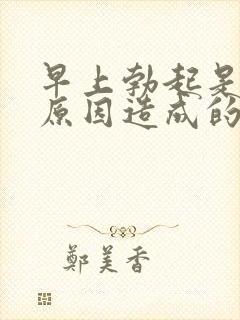 早上勃起是什么原因造成的