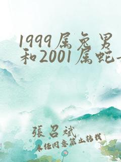 1999属兔男和2001属蛇女相配吗