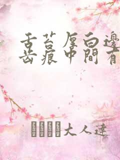 舌苔厚白边缘有齿痕中间有裂痕