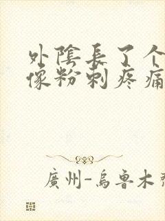 外阴长了个大痘像粉刺疼痛