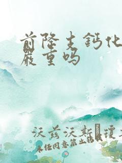 前降支钙化斑块严重吗