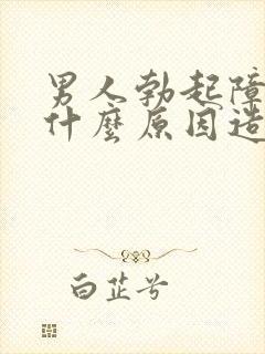 男人勃起障碍是什么原因造成的