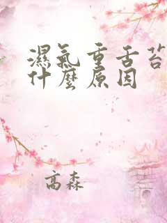 湿气重舌苔黄喝什么原因