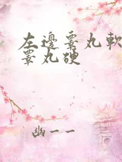 左边睾丸软右边睾丸硬