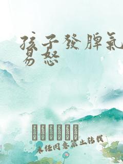 孩子发脾气暴躁易怒