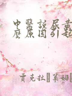 中医说尿黄是什么原因引起的