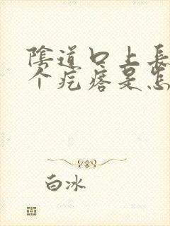 阴道口上长了一个疙瘩是怎么回事