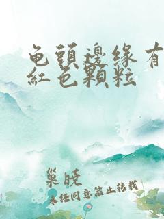 龟头边缘有一圈红色颗粒