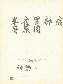 半夜胃部痛是什么原因