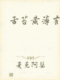 舌苔黄薄有齿痕